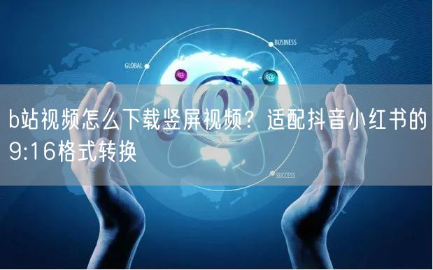 b站视频怎么下载竖屏视频？适配抖音小红书的9:16格式转换