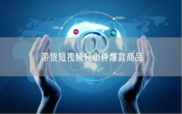 带货短视频轻小件爆款商品